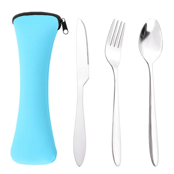 3 In 1 Travel Cutlery Set （Large Size）