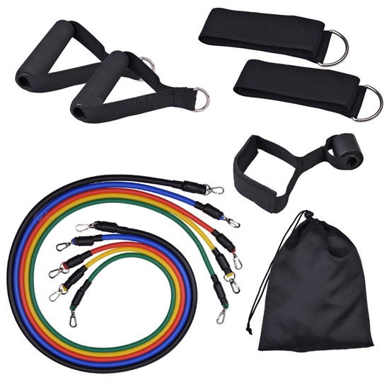 11 Piece Resistance Bands Set